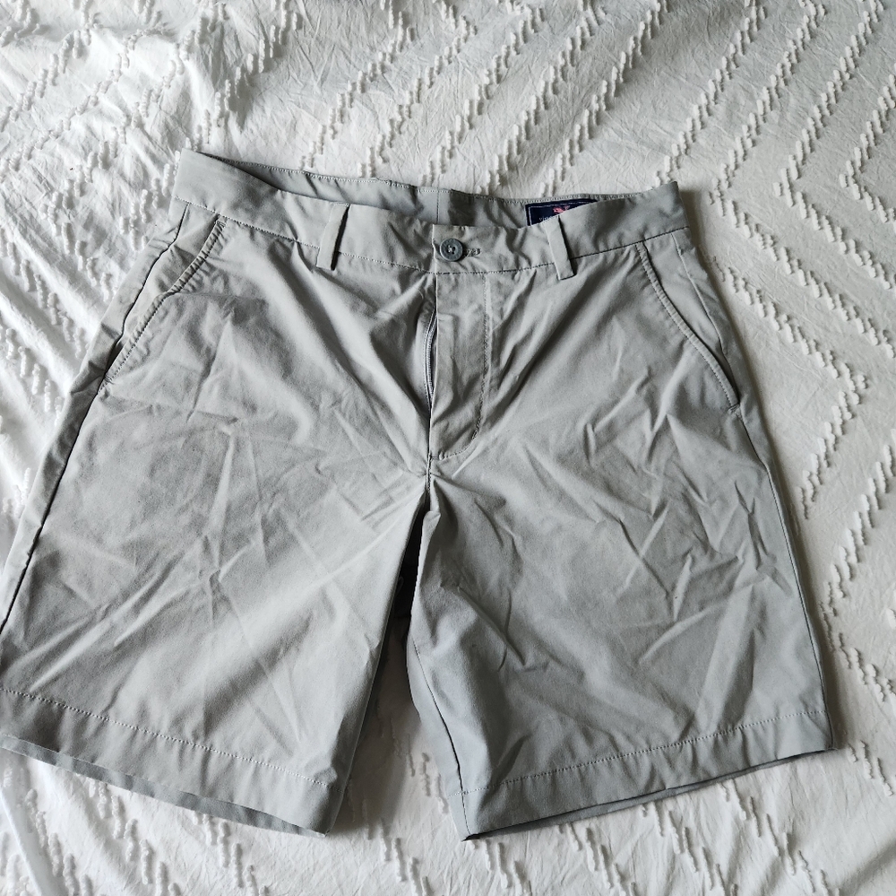 Men's Gray Vineyard Vines Performance Breaker Shorts